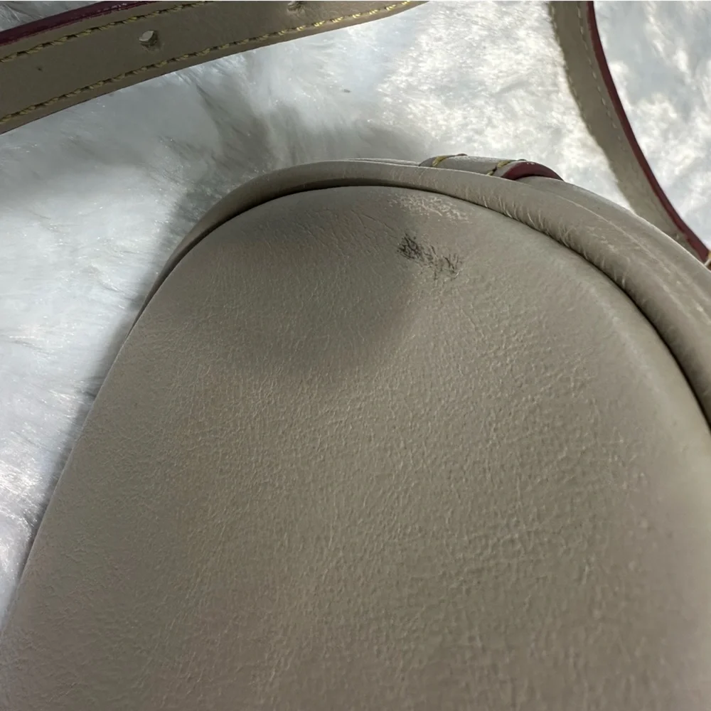 Dooney and Bourke Florentine Large Dottie Crossbody Taupe READ - Picture 15 of 16